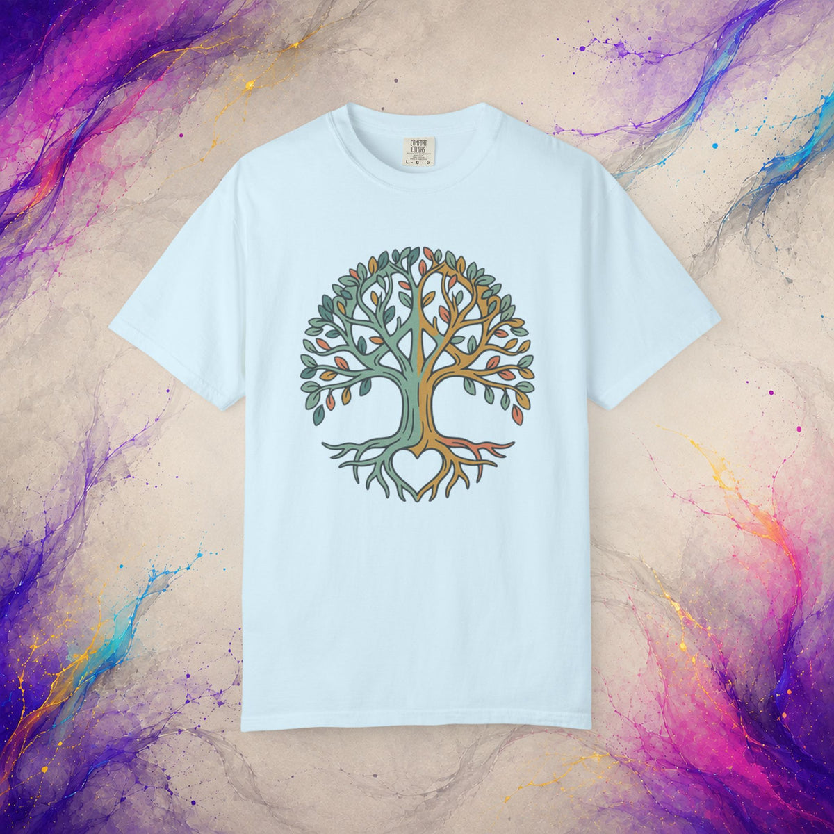 Peace Tree of Life Tee | Retro Peace Symbol Graphic T-Shirt