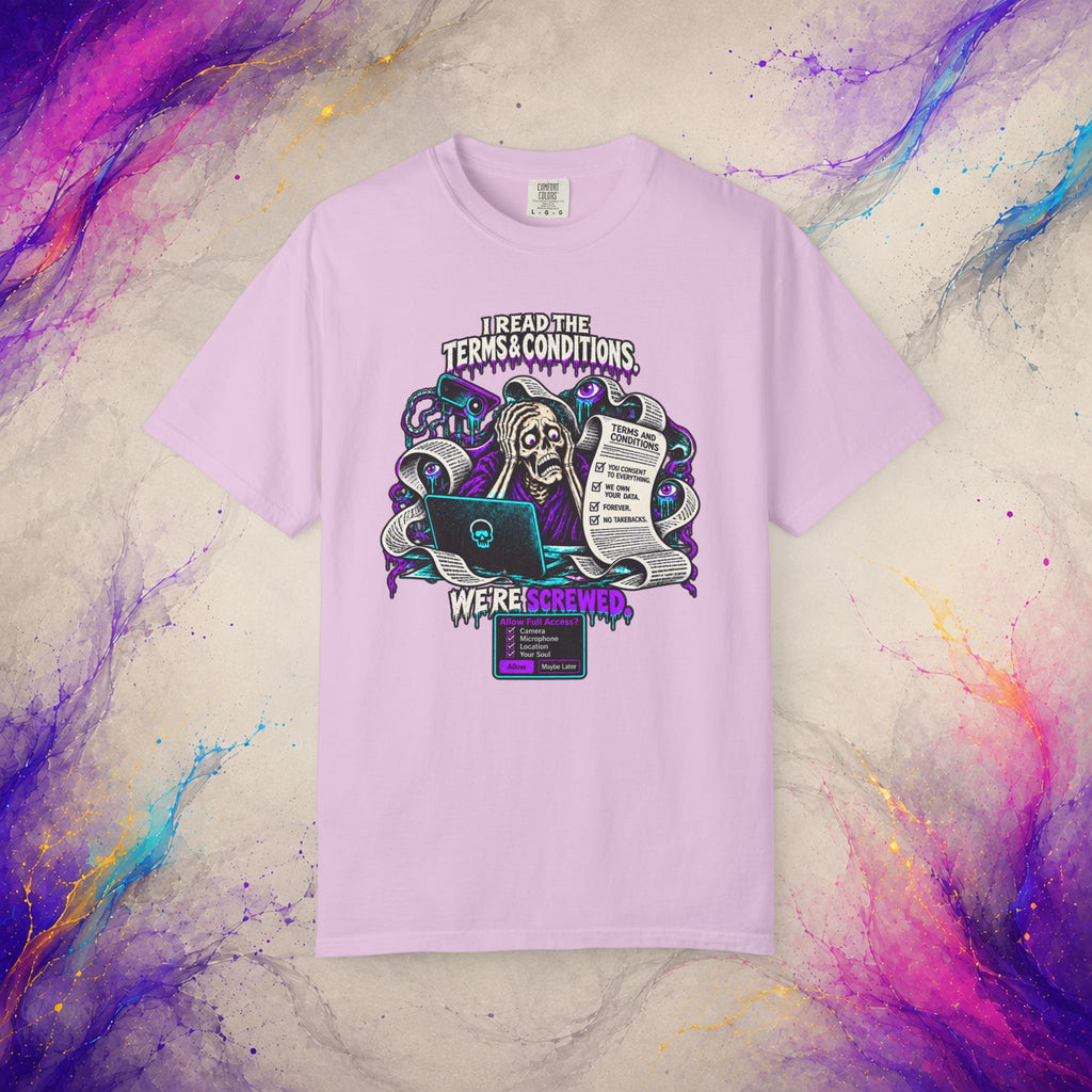 Read the Terms & Conditions Tee | Tech Privacy Dark Humor T-Shirt
