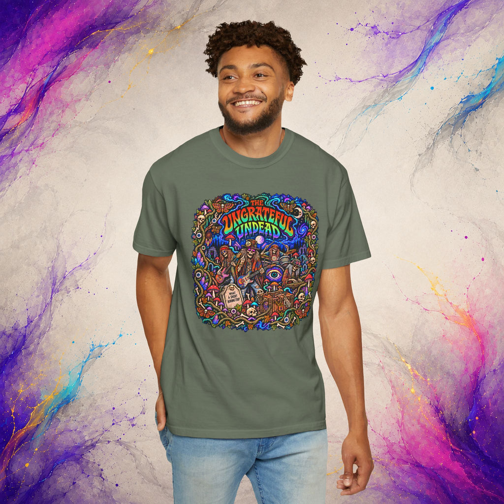 The Ungrateful Undead Tee | Psychedelic Zombie Rock T-Shirt