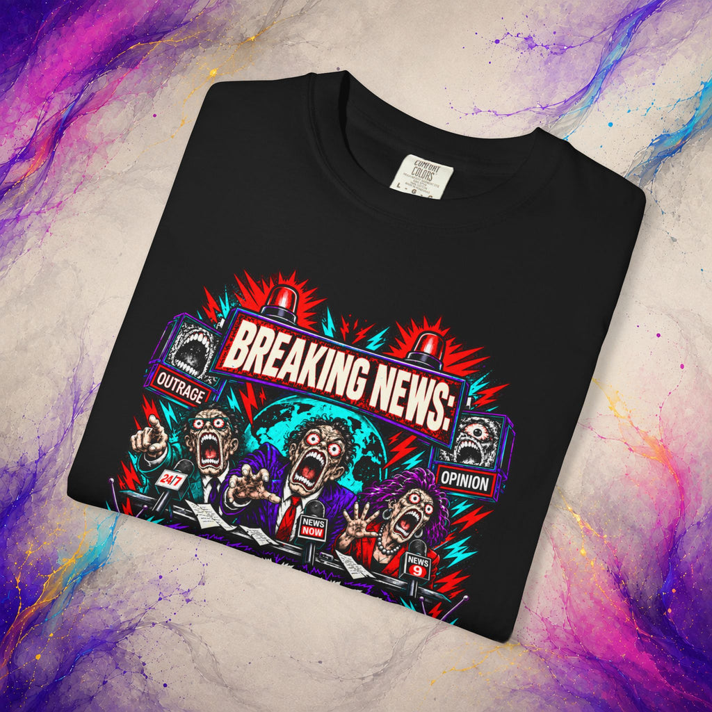 Everyone Is Yelling Again Tee | Breaking News Media Satire T-Shirt