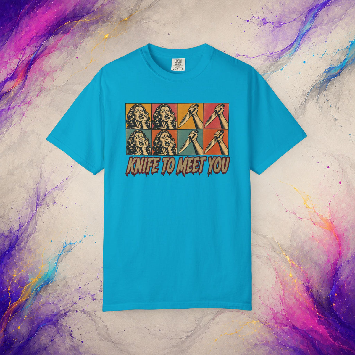 Knife to Meet You Tee | Retro Slasher Horror Shirt