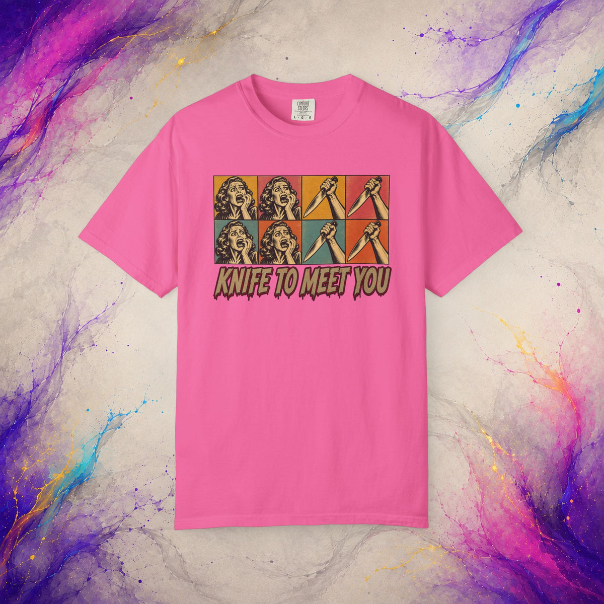 Knife to Meet You Tee | Retro Slasher Horror Shirt