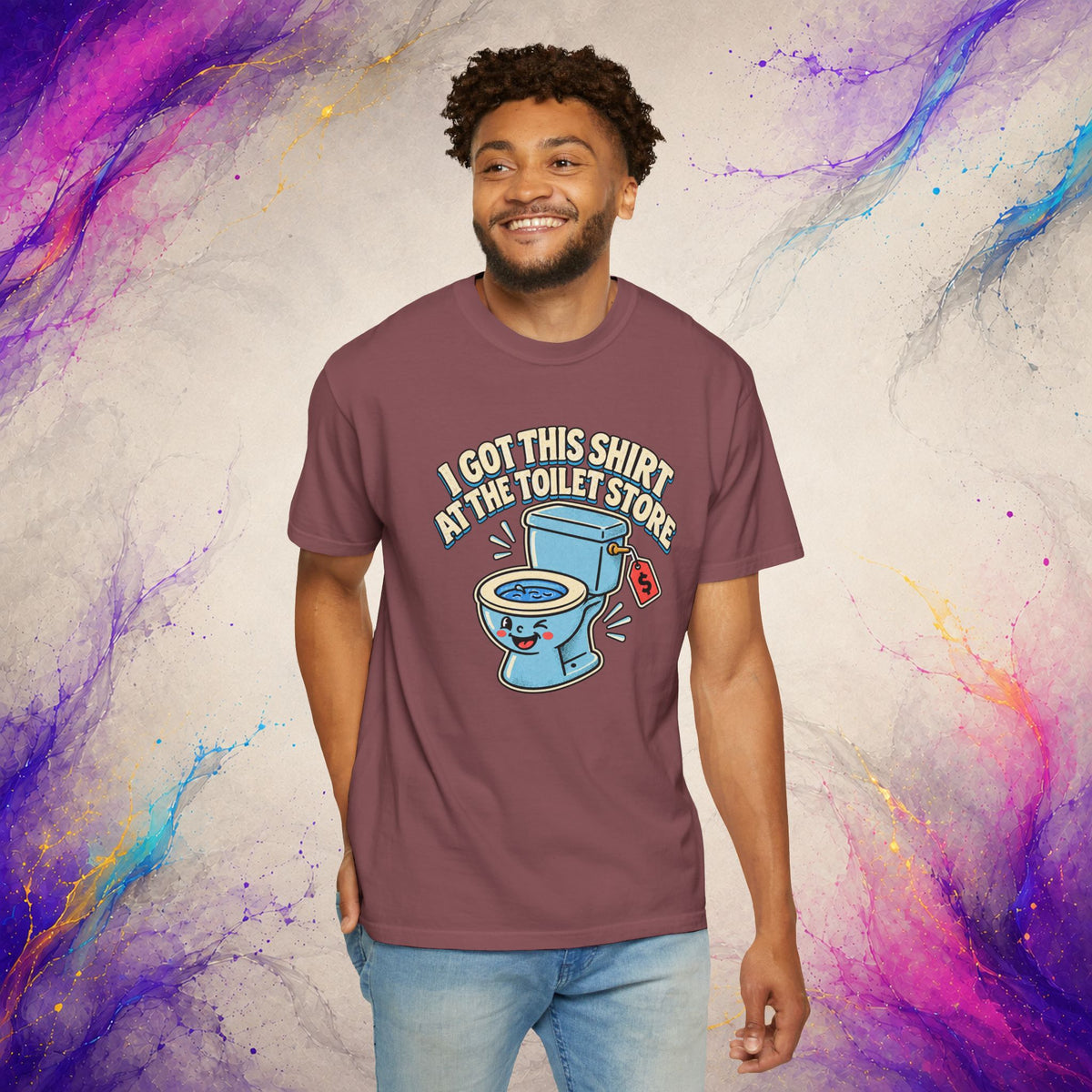 I Got This Shirt at the Toilet Store Tee | Funny Retro Graphic T-Shirt