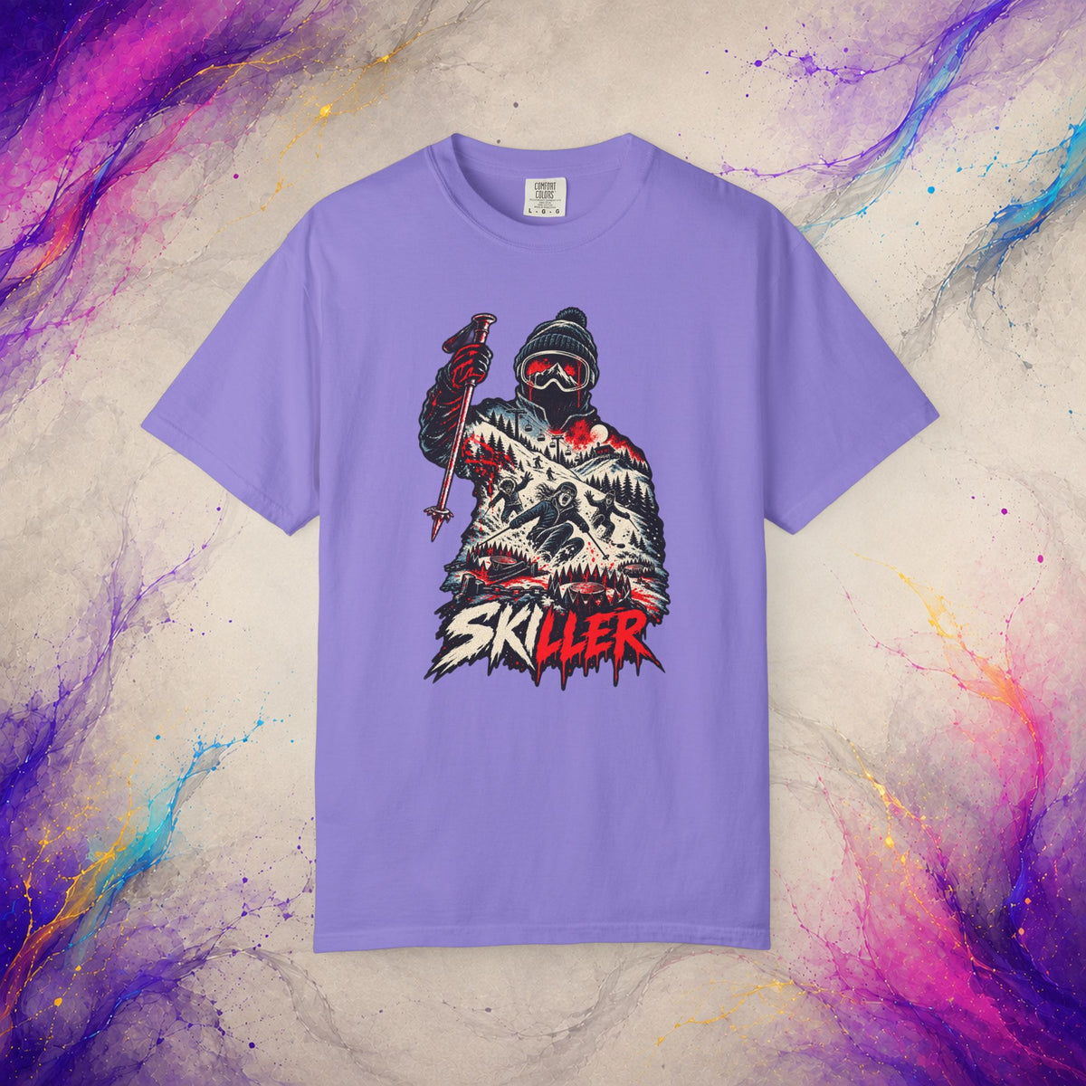 SKILLER Tee – Ski Slasher Horror Shirt