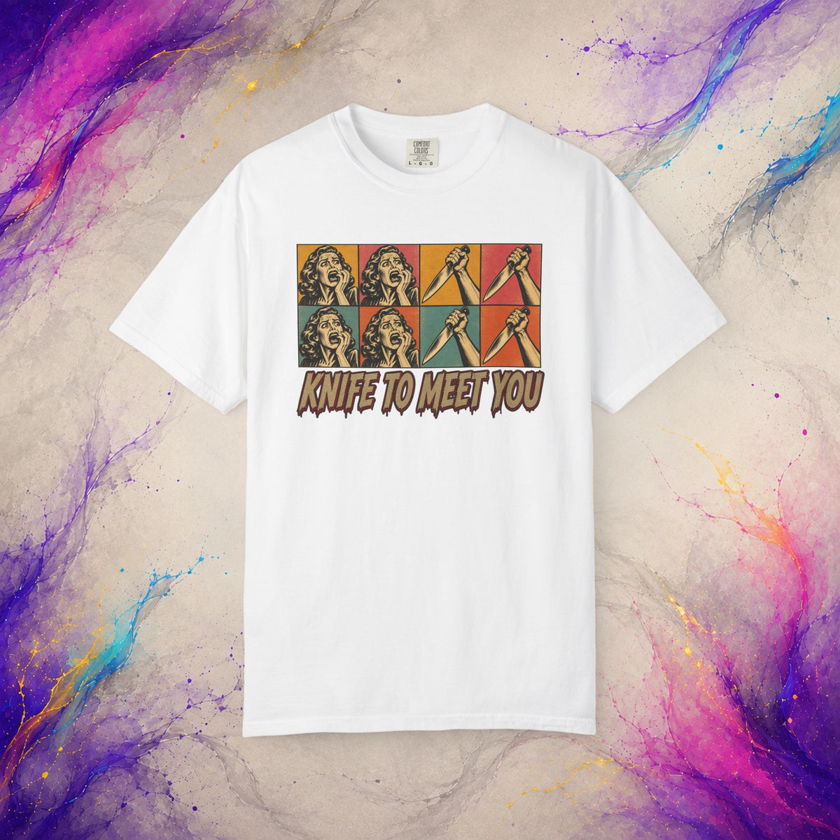 Knife to Meet You Tee | Retro Slasher Horror Shirt