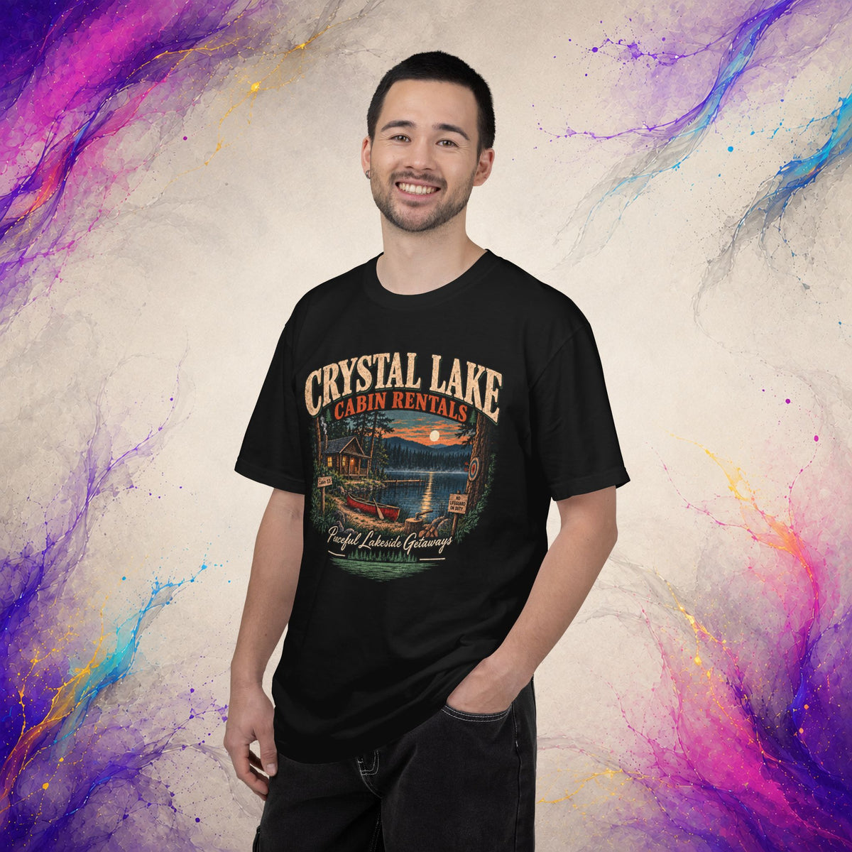 Cabin 13 Rentals T-Shirt | Retro Slasher Camp Horror Tee