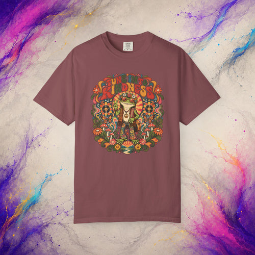 Tune Into Kindness Tee | Peace Frog Graphic T-Shirt