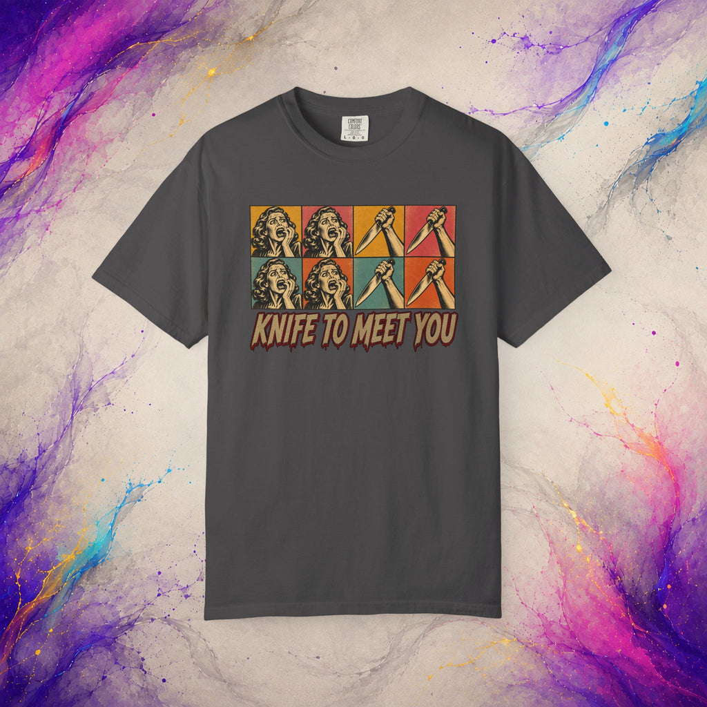 Knife to Meet You Tee | Retro Slasher Horror Shirt