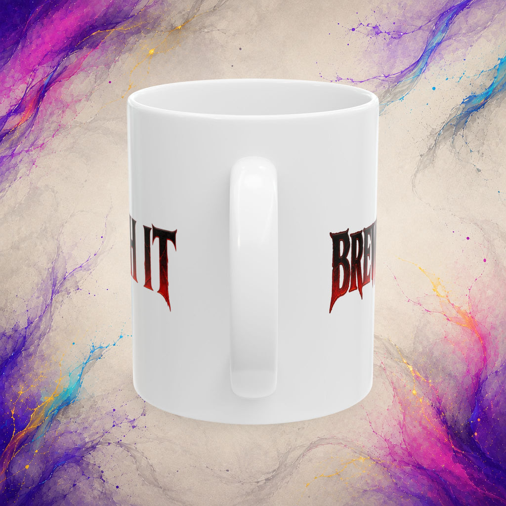 Brewtality Finish It Mug | Dark Coffee Gamer Coffee Cup