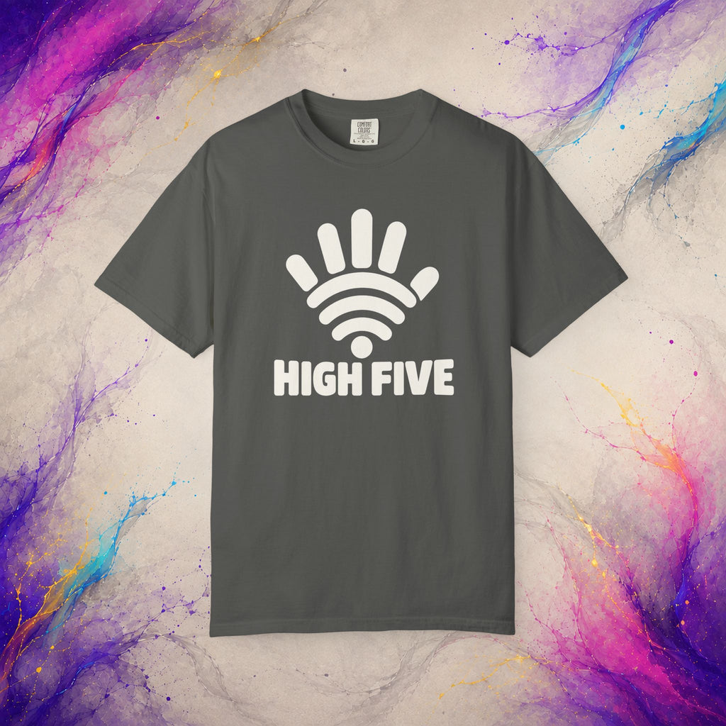 High Five Tee | Wi-Fi Hand Pun Graphic Shirt