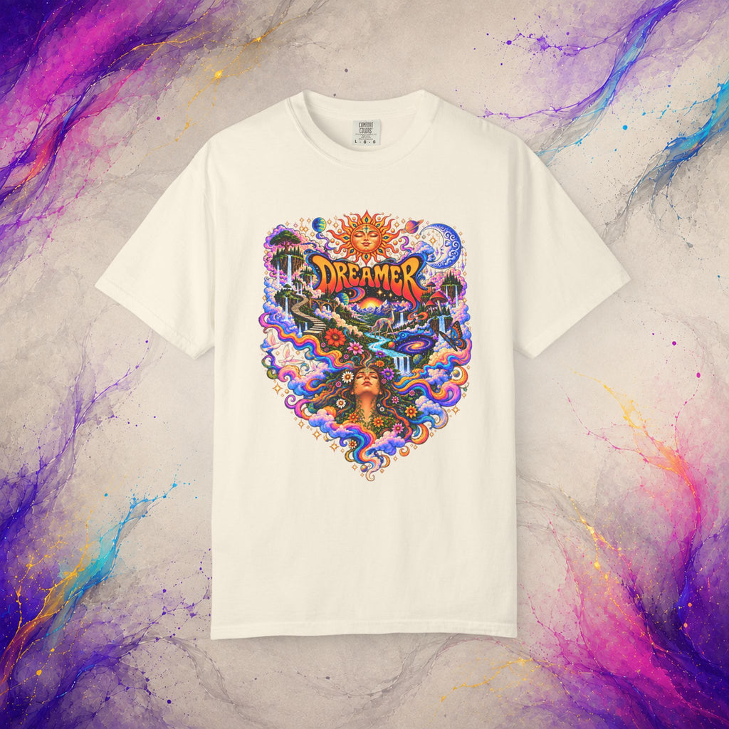 Dreamer Tee | Psychedelic Cosmic Nature Graphic T-Shirt
