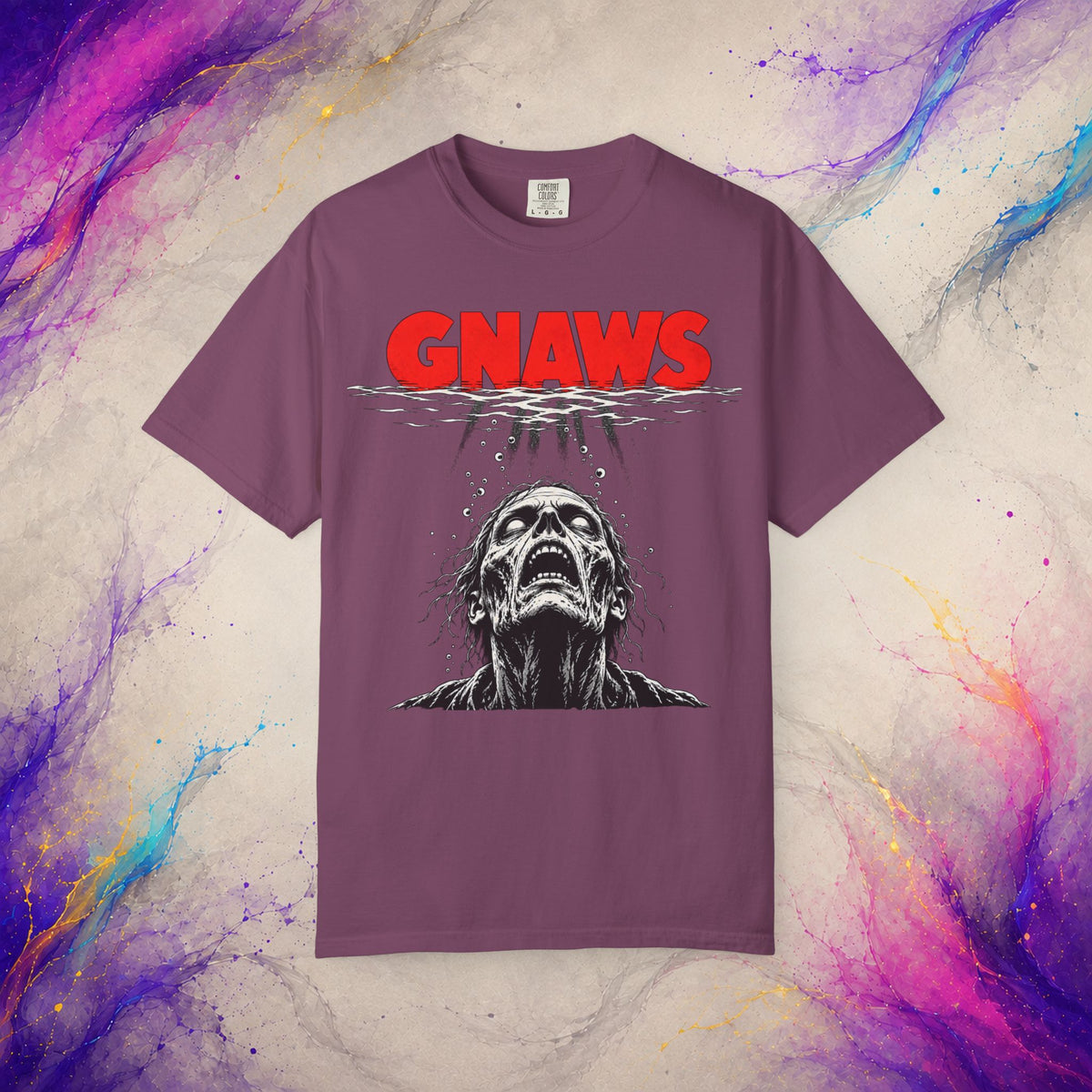Gnaws Tee | Undead Ocean Horror Shirt