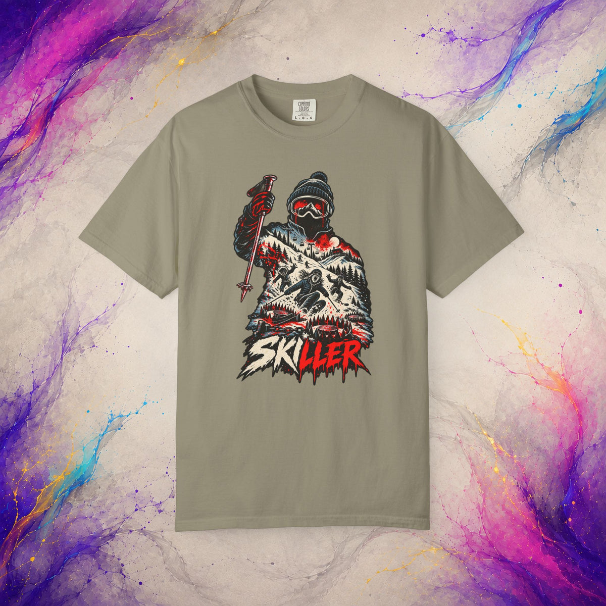 SKILLER Tee – Ski Slasher Horror Shirt