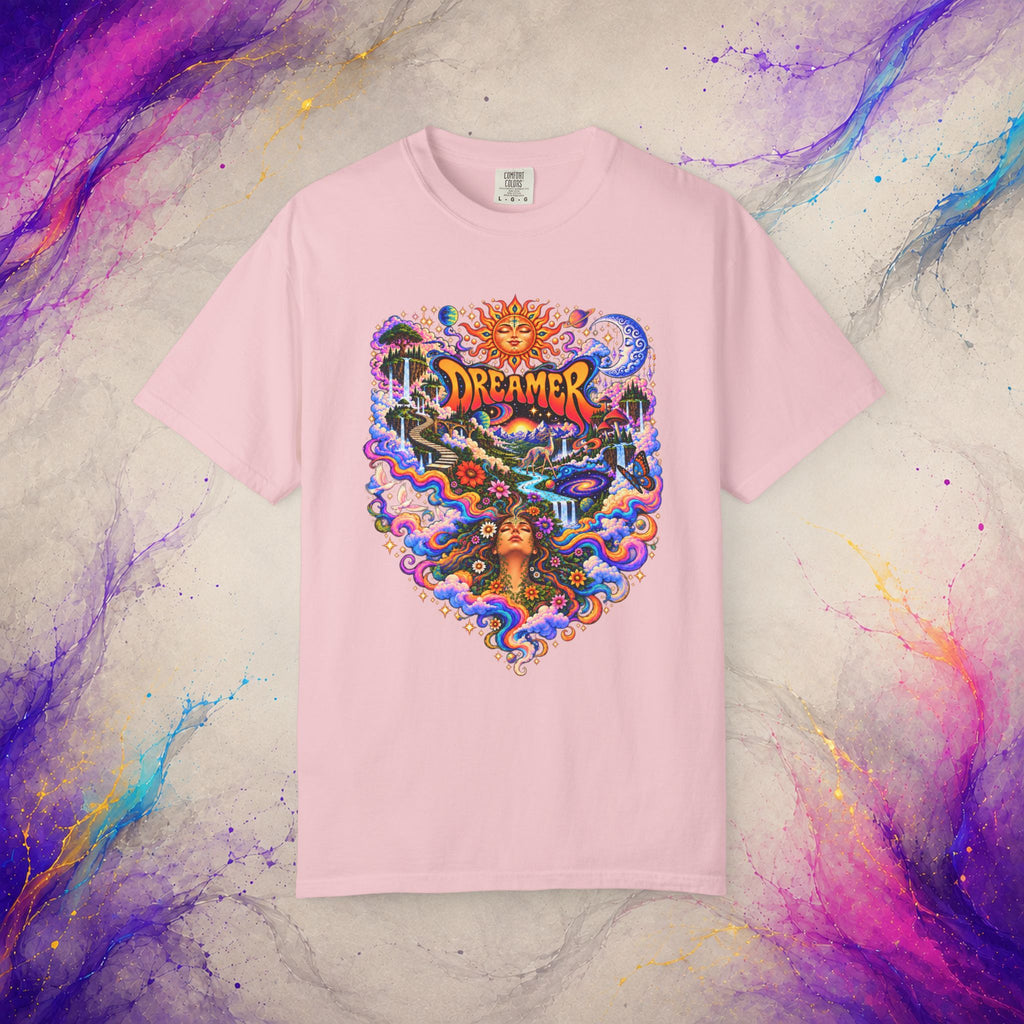 Dreamer Tee | Psychedelic Cosmic Nature Graphic T-Shirt