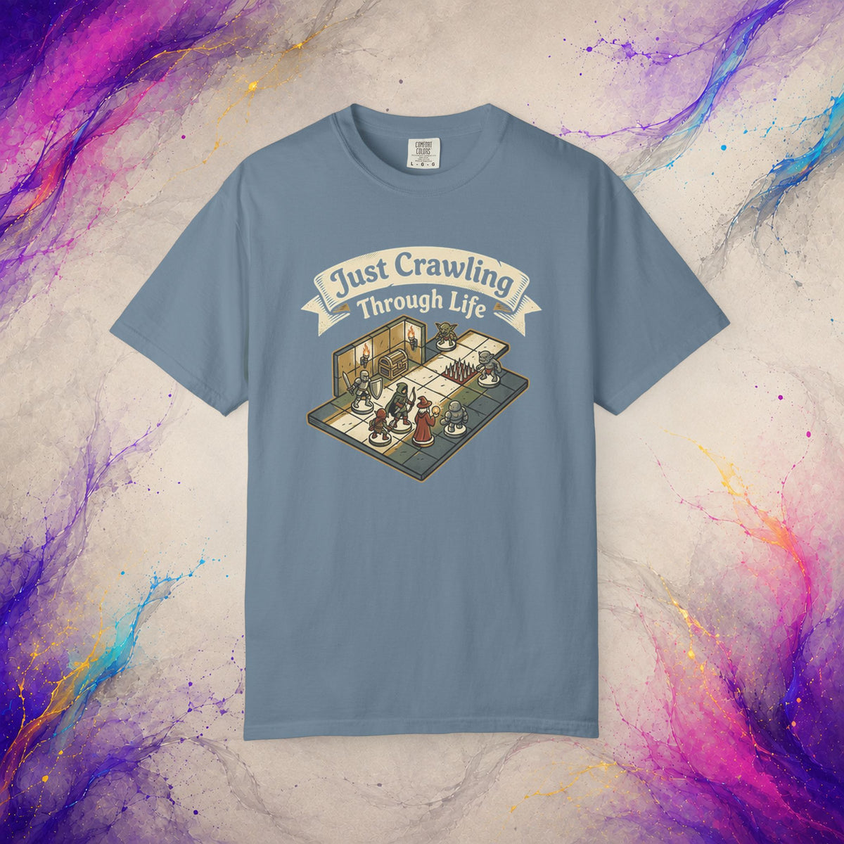 Just Crawling Through Life T-Shirt | Tabletop RPG Adventure Tee