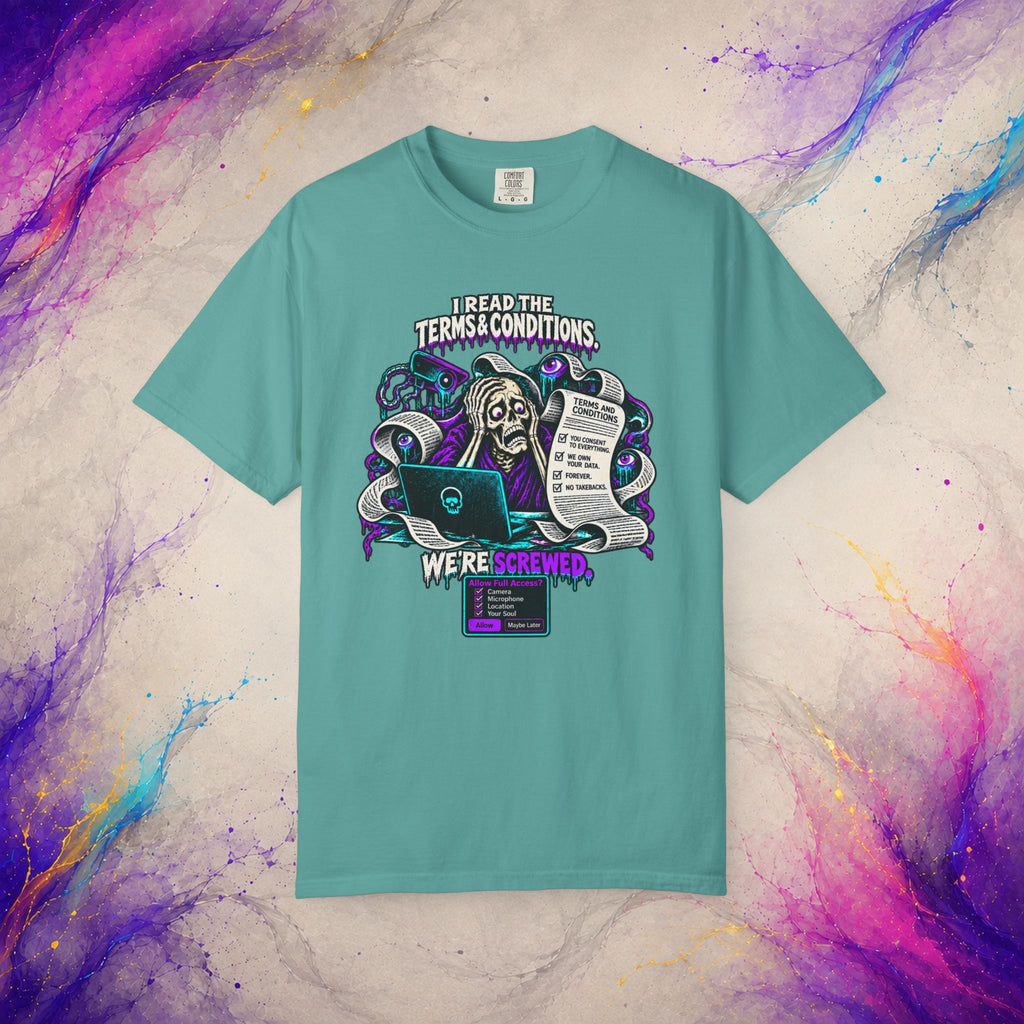 Read the Terms & Conditions Tee | Tech Privacy Dark Humor T-Shirt