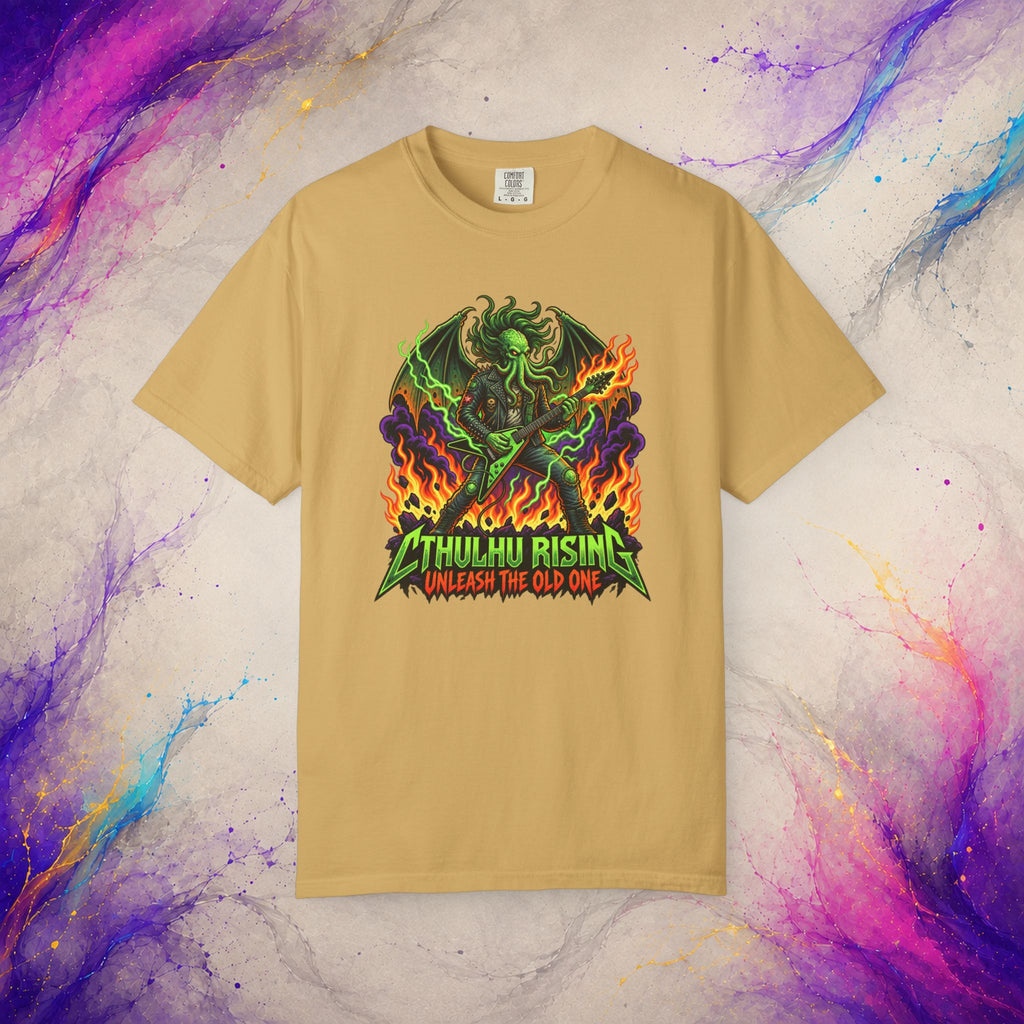 Cthulhu Rising Tee | Cosmic Horror Metal Graphic T-Shirt