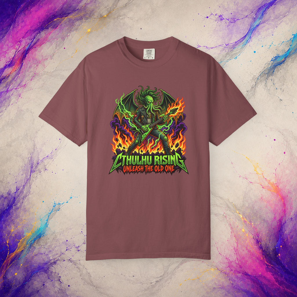 Cthulhu Rising Tee | Cosmic Horror Metal Graphic T-Shirt