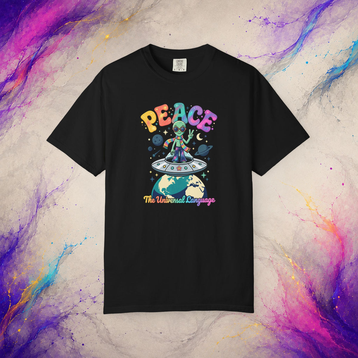Peace: The Universal Language Tee | Alien Peace Shirt