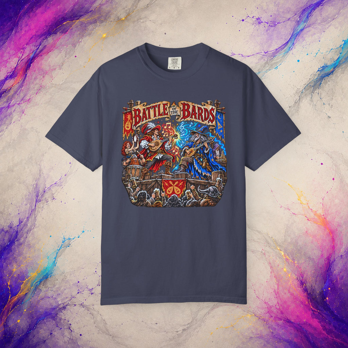 Battle of the Bards Tee | Fantasy Music Duel Shirt