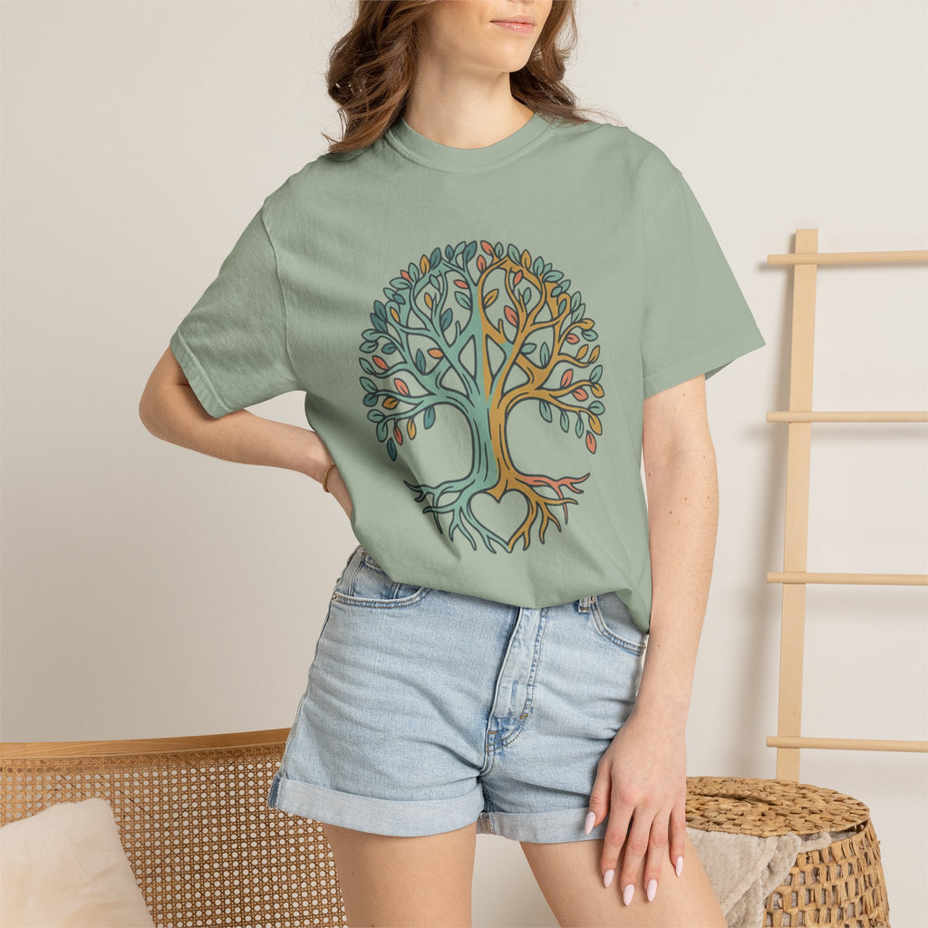 Peace Tree of Life Tee | Retro Peace Symbol Graphic T-Shirt