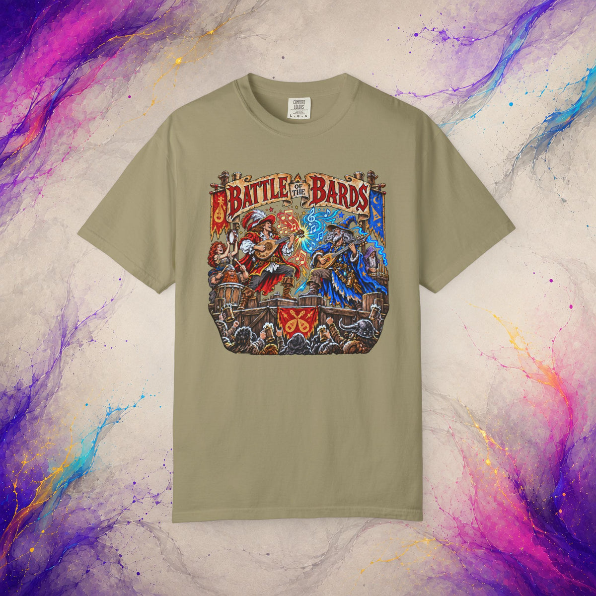 Battle of the Bards Tee | Fantasy Music Duel Shirt
