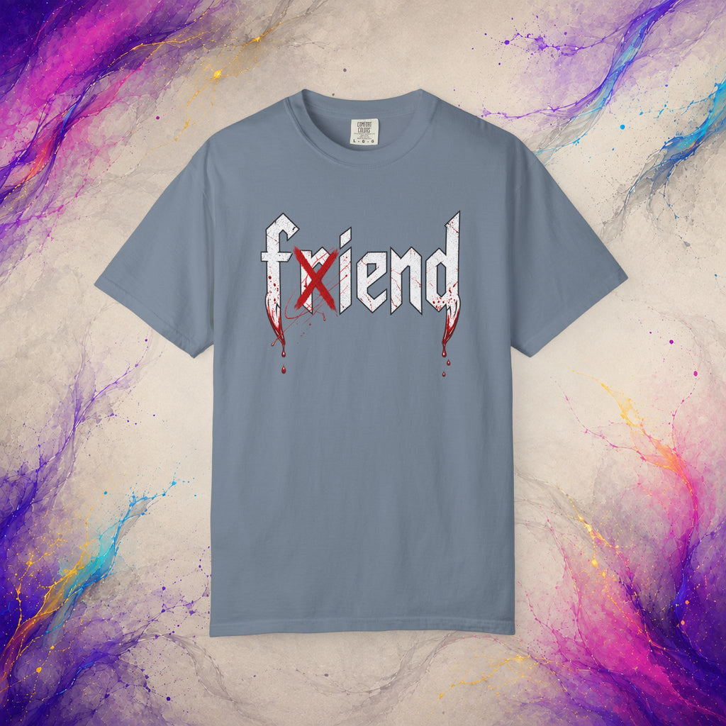 Friend/Fiend Tee | Minimal Horror Graphic Shirt