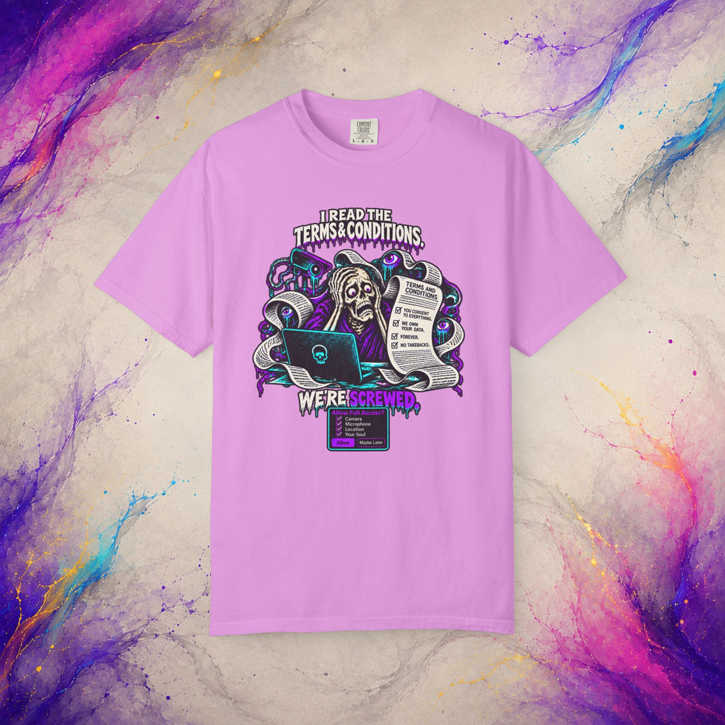 Read the Terms & Conditions Tee | Tech Privacy Dark Humor T-Shirt
