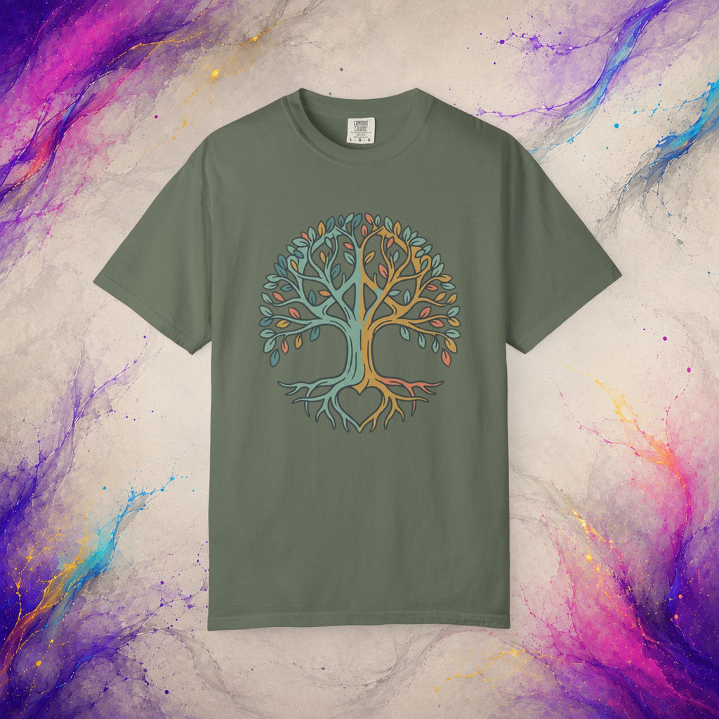 Peace Tree of Life Tee | Retro Peace Symbol Graphic T-Shirt