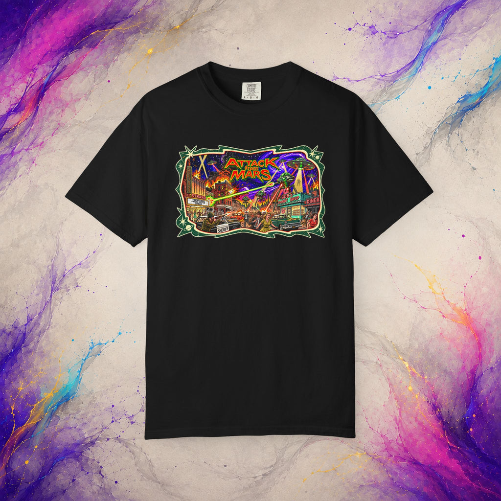 Attack From Mars Tee - Retro Alien Invasion Shirt