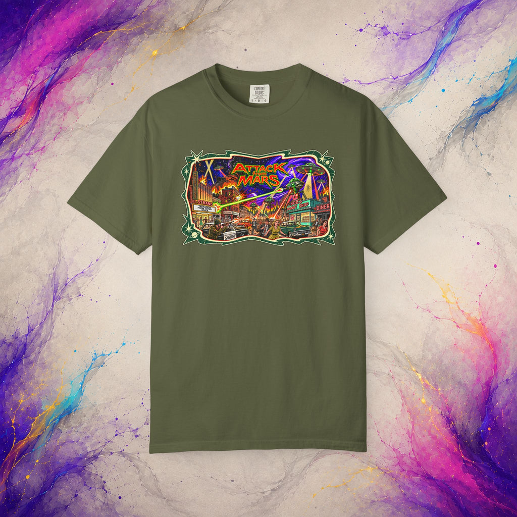 Attack From Mars Tee - Retro Alien Invasion Shirt