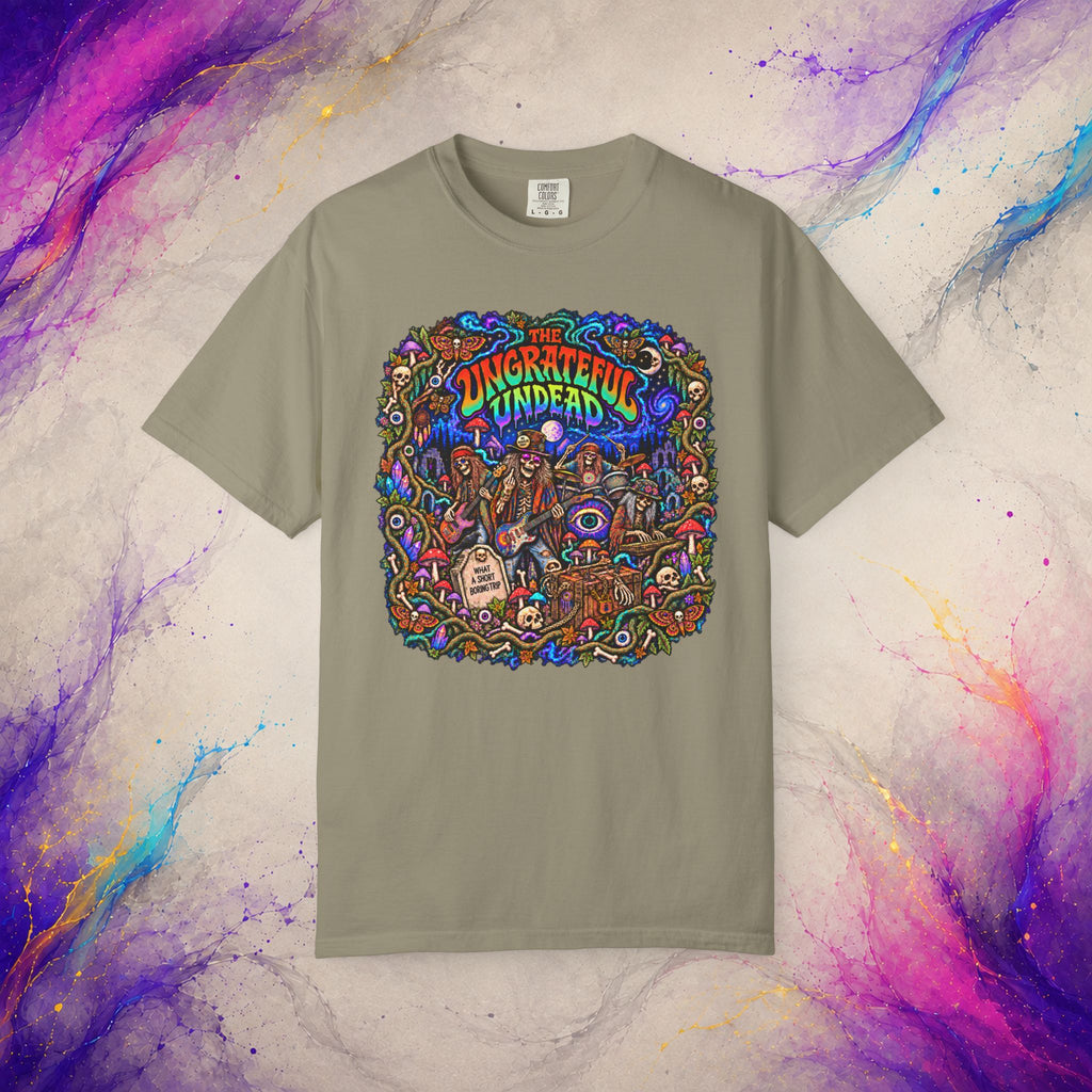 The Ungrateful Undead Tee | Psychedelic Zombie Rock T-Shirt