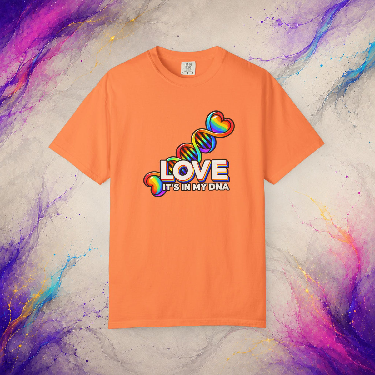 Love Is in My DNA T-Shirt | Rainbow Pride Graphic Tee