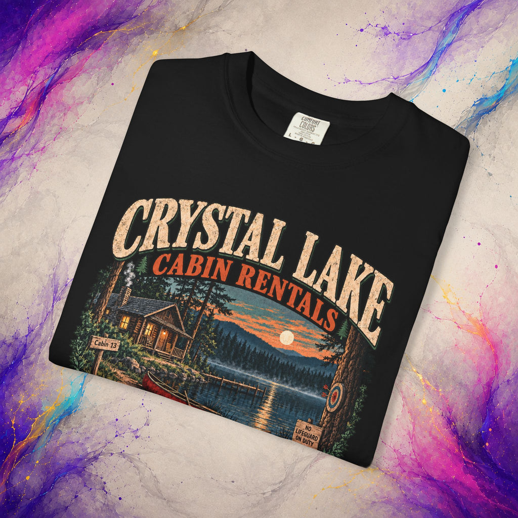 Cabin 13 Rentals T-Shirt | Retro Slasher Camp Horror Tee