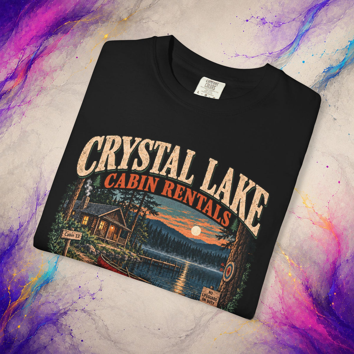 Cabin 13 Rentals T-Shirt | Retro Slasher Camp Horror Tee