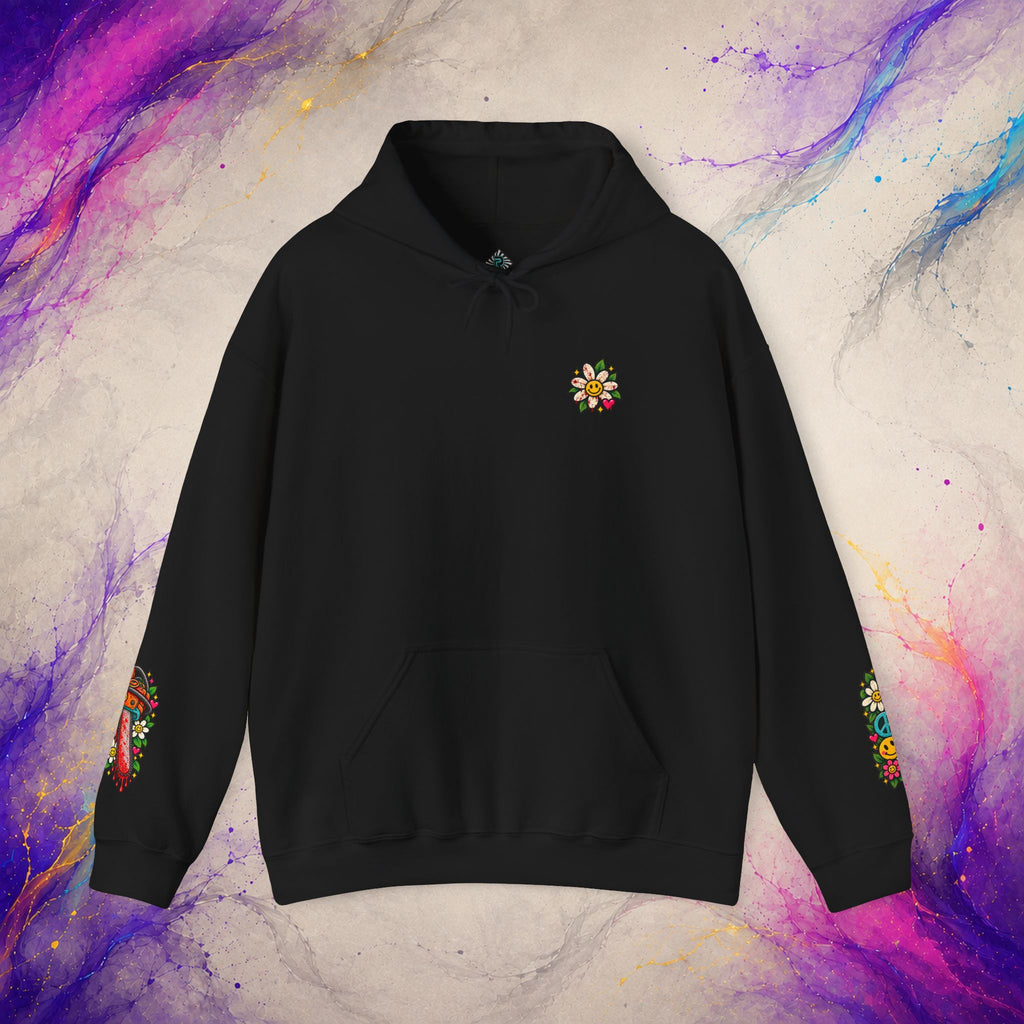 Choose Kindness Pullover | Retro Dark Humor Peace Hoodie