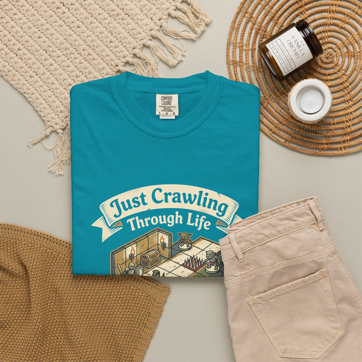 Just Crawling Through Life T-Shirt | Tabletop RPG Adventure Tee