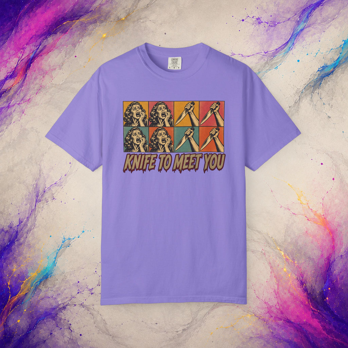 Knife to Meet You Tee | Retro Slasher Horror Shirt