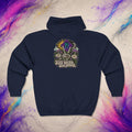 Stay Weird. Stay Human. Zip-Up | RINRON Retro Psychedelic Hoodie