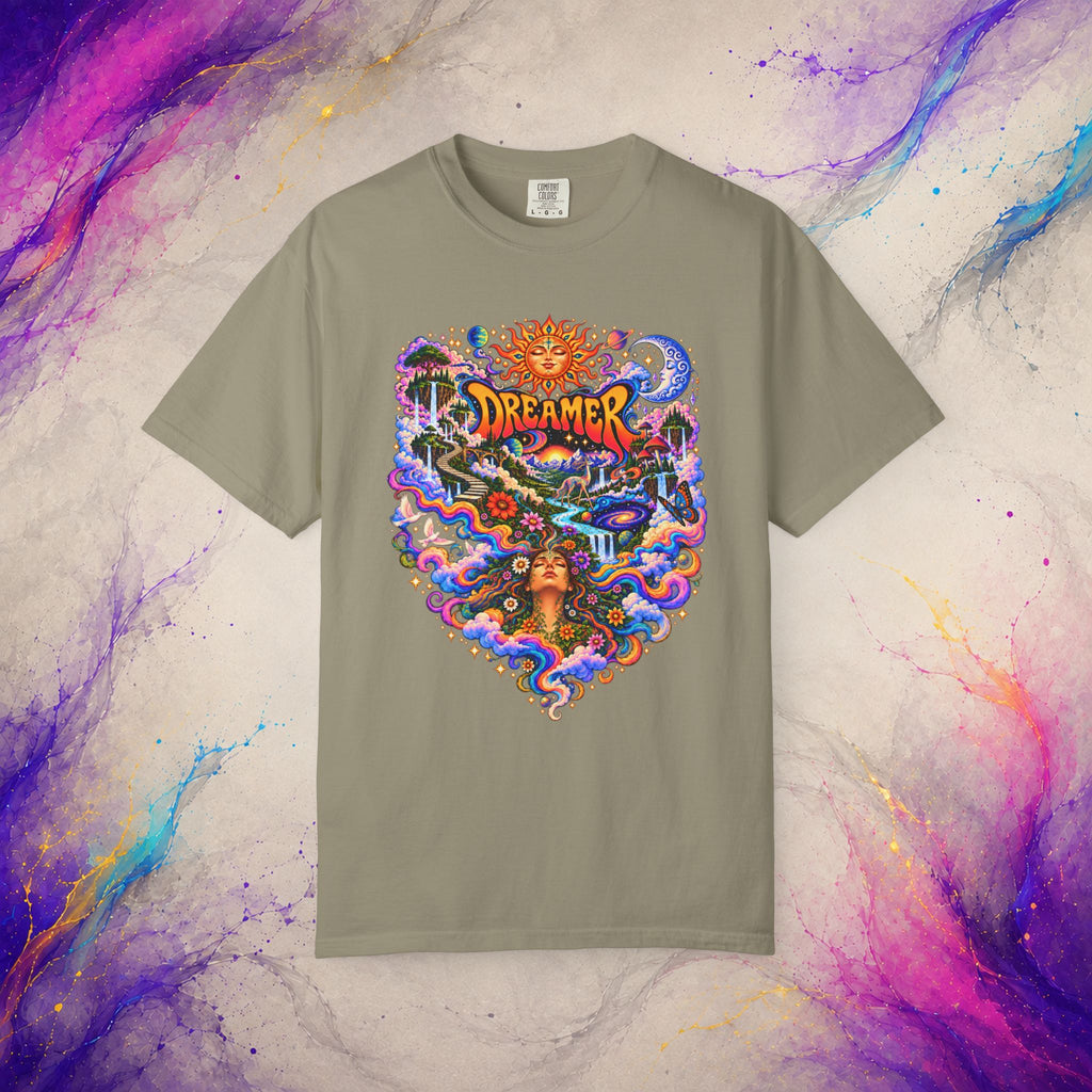 Dreamer Tee | Psychedelic Cosmic Nature Graphic T-Shirt