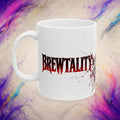 Brewtality Finish It Mug | Dark Coffee Gamer Coffee Cup