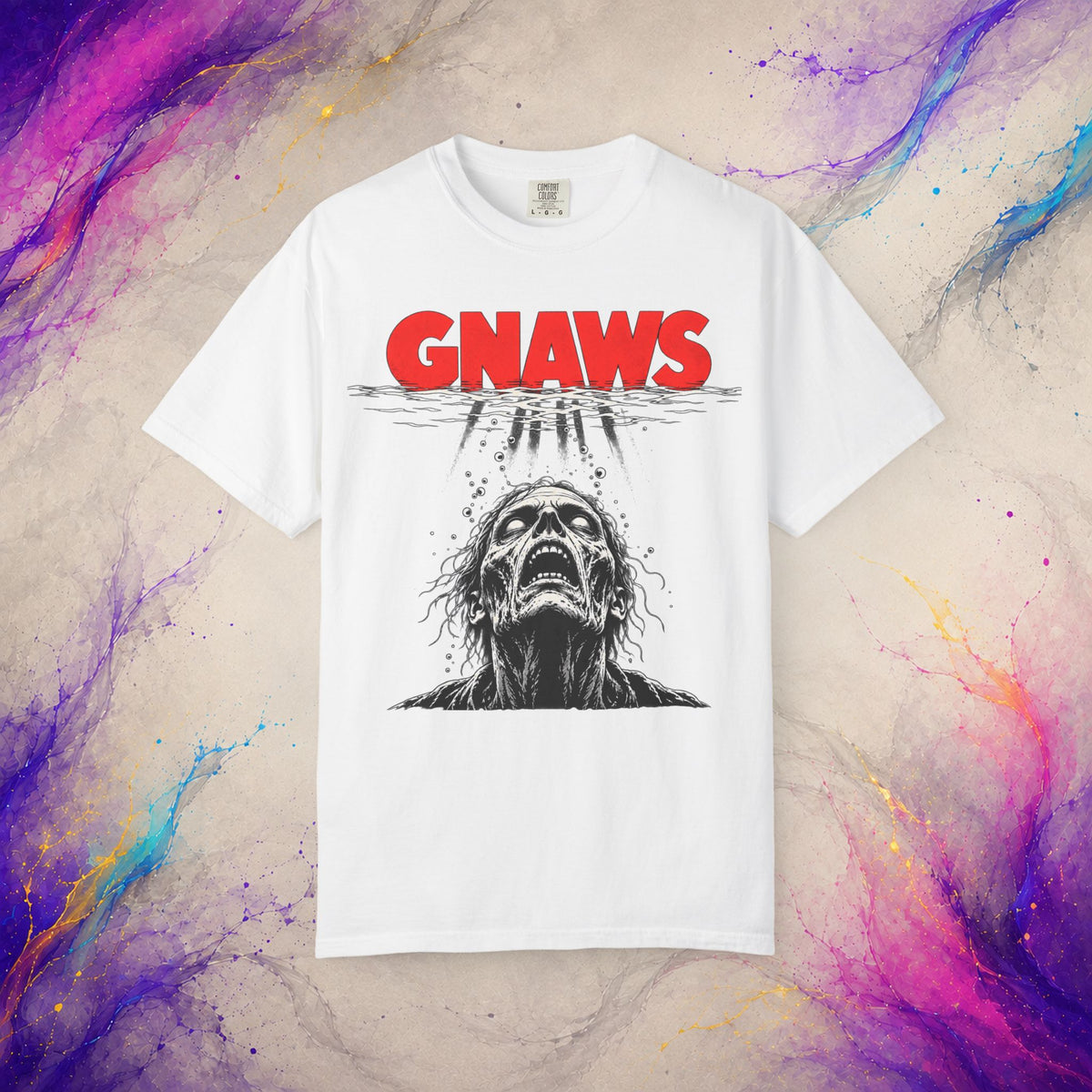 Gnaws Tee | Undead Ocean Horror Shirt