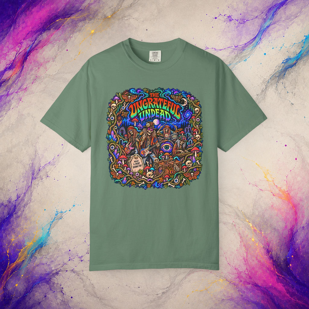 The Ungrateful Undead Tee | Psychedelic Zombie Rock T-Shirt