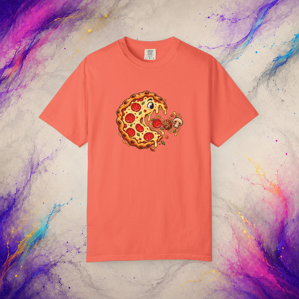 Pizza Chase Tee | Retro Arcade Inspired Pizza Graphic T-Shirt