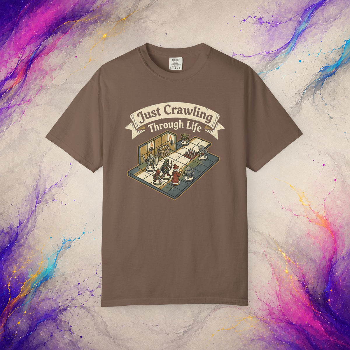 Just Crawling Through Life T-Shirt | Tabletop RPG Adventure Tee