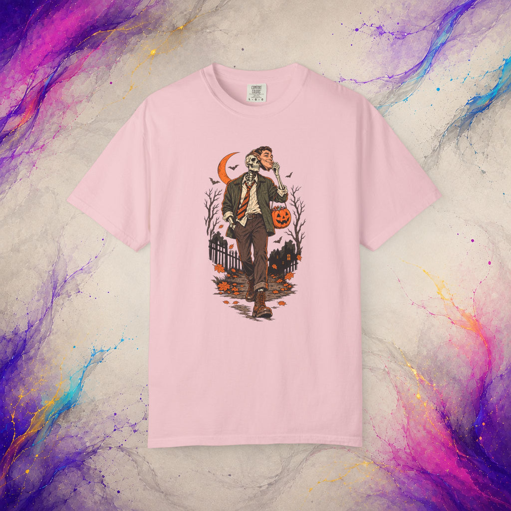Mask Off At Midnight | Skeleton Halloween Shirt