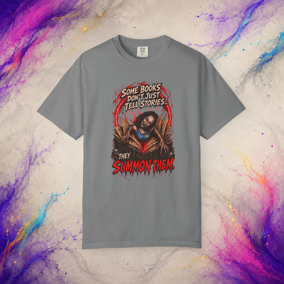 They Summon Them Tee | Cursed Book Horror Shirt