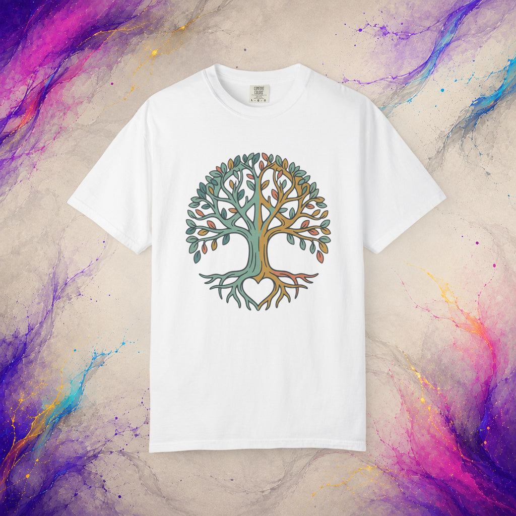 Peace Tree of Life Tee | Retro Peace Symbol Graphic T-Shirt