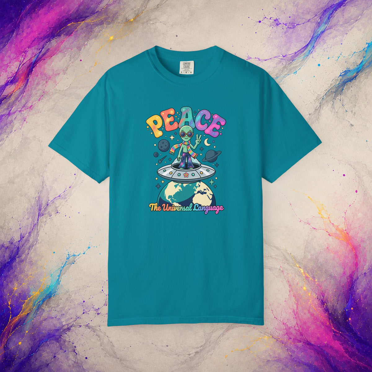 Peace: The Universal Language Tee | Alien Peace Shirt