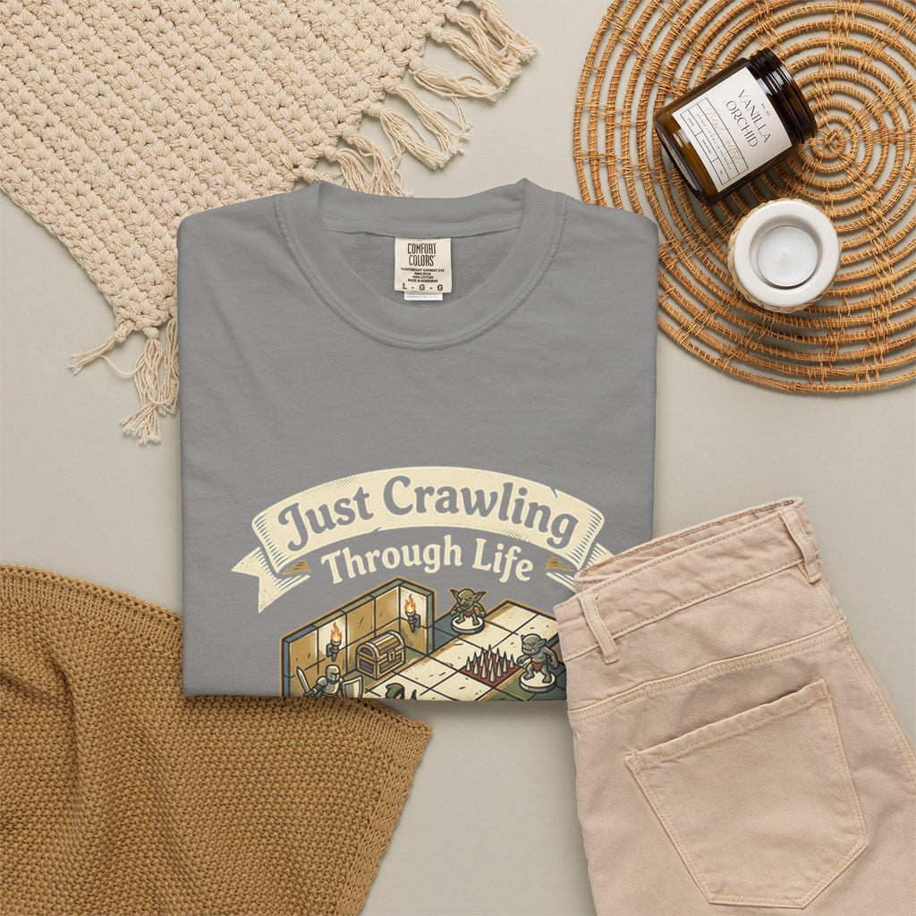 Just Crawling Through Life T-Shirt | Tabletop RPG Adventure Tee